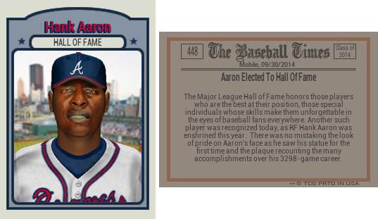 starting lineup hank aaron